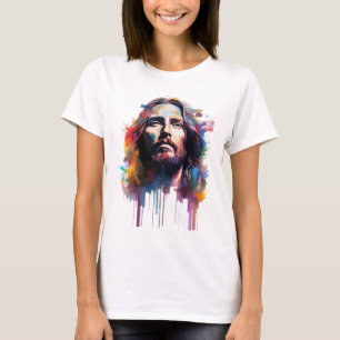 Camiseta Jesus Retrato T Shirt
