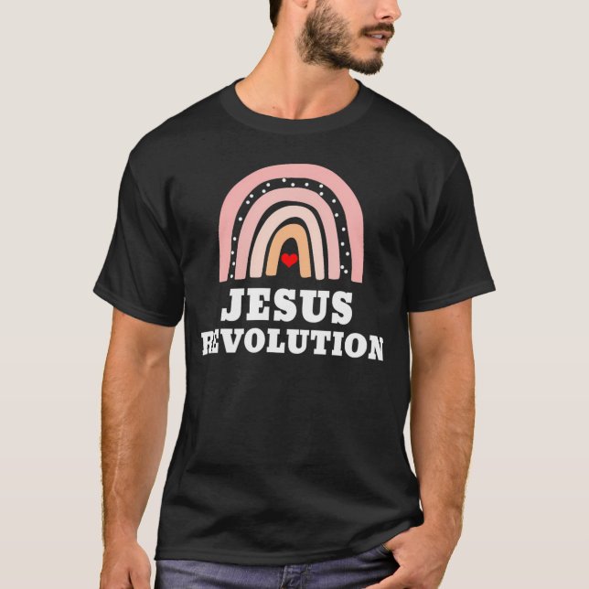 Camiseta Jesus Revolução V-Neck (Frente)
