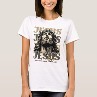 Camiseta Jesus Risen - Cristo artístico