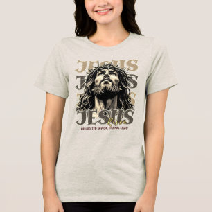 Camiseta Jesus Risen - Cristo artístico