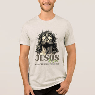 Camiseta Jesus Risen - Cristo artístico