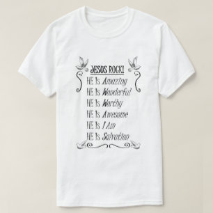 CAMISETA JESUS ROCK!