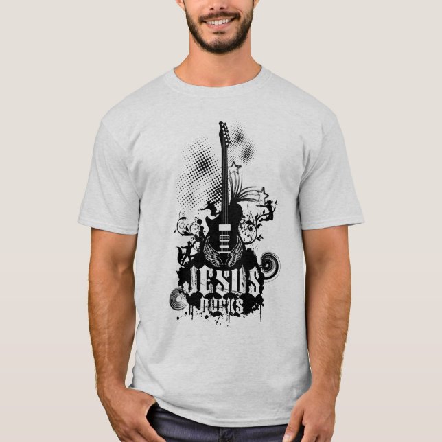Camiseta Jesus Rocks (Frente)