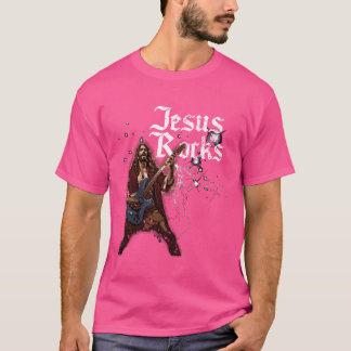 Camiseta Jesus Rocks retro