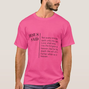 Camiseta Jesus Said Matthew 721