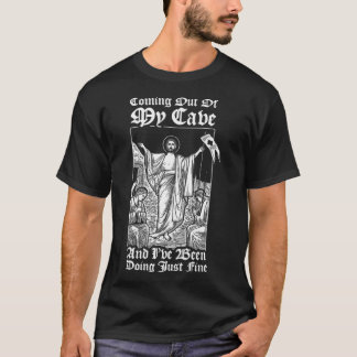 Camiseta Jesus Saindo Da Minha Caverna Jesus Cristo Jesus C