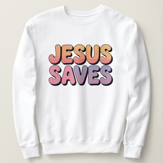 Camiseta Jesus salva (Frente do Design)