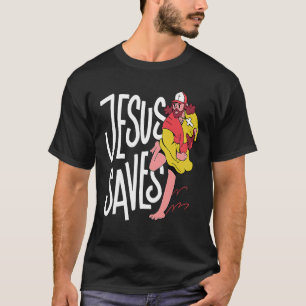 Camiseta Jesus Salva a Liga de Recreio Baseball