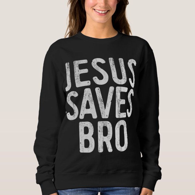 Camiseta Jesus salva a religião cristã (Frente)