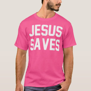 Camiseta Jesus Salva Fé Cristã Confiança Em Deus, Senhor Ch