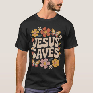 Camiseta Jesus Salva Girassol Sutil Religioso Cristão F