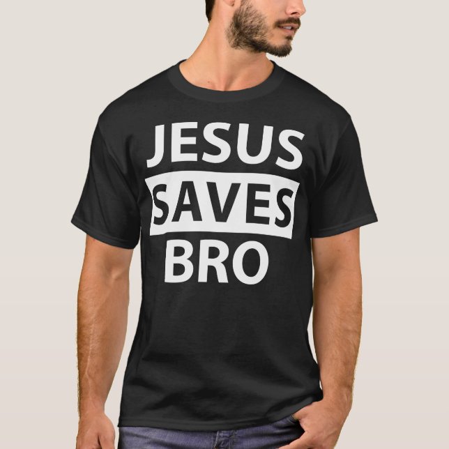 Camiseta Jesus Salva Irmão Cristão (Frente)