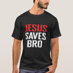 Camiseta Jesus Salva Irmão Cristãos Católicos Religiosos Fe