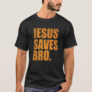 Camiseta Jesus Salva Irmão Vintage Religião Cristã 2