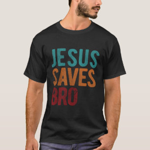 Camiseta Jesus salva Jesus religioso cristão