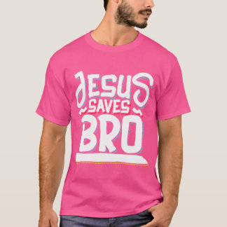 Camiseta Jesus salva o irmão - Jesus engraçado