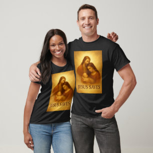 Camiseta Jesus Salva presentes cristãos únicos Cristão