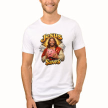 Jesus Salva - Vintage Engraçado 