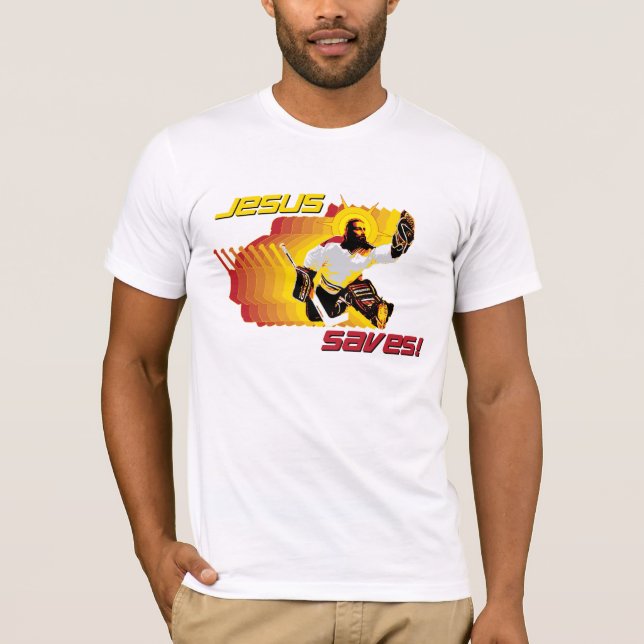 Camiseta Jesus salvar a camisa! (Frente)