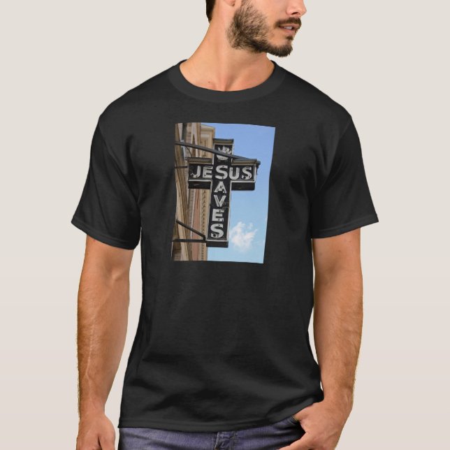 Camiseta Jesus salvar o sinal (Frente)