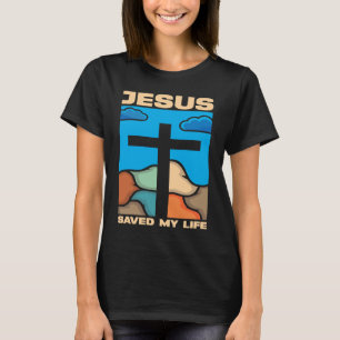 Camiseta Jesus Salvou Minha Vida Igreja Religiosa Cristã 5