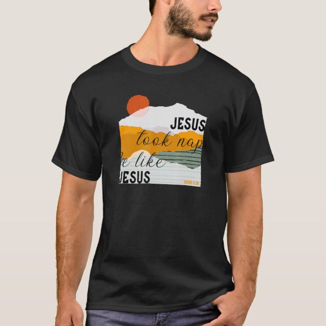 Camiseta Jesus Sapos Serem Como Jesus Mark 438 Christian (Frente)
