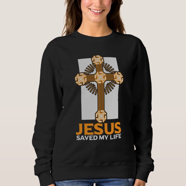 Camiseta Jesus Saved My Life Religious Church Christian  1 (Frente)