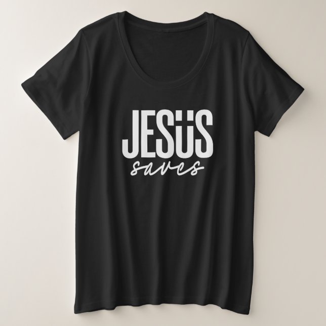 CAMISETA JESUS SAVES (Frente do Design)