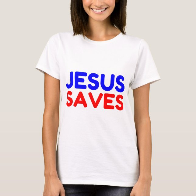 CAMISETA JESUS SAVES (Frente)