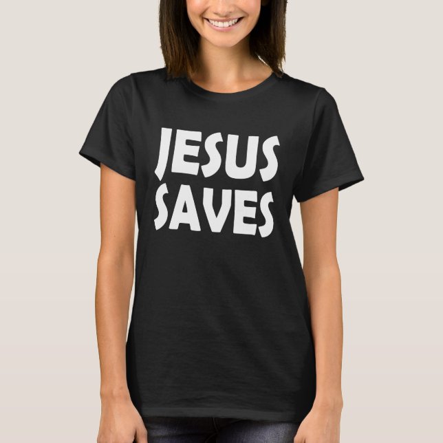 Camiseta Jesus saves  1 (Frente)