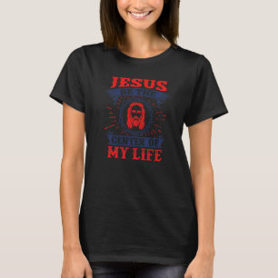 Camiseta Jesus Seja O Centro Da Minha Vida, Chr Retro Relig