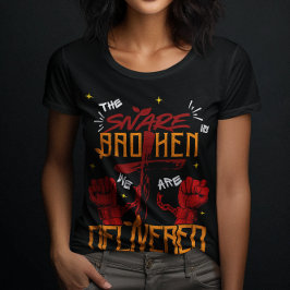 Camiseta Jesus Set Me Free Christian Spiritual Believe Wome