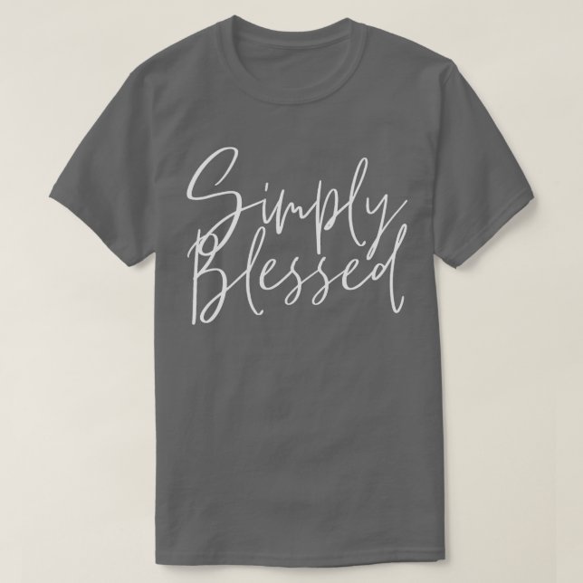 Camiseta Jesus Simply Blessed Jesus Christ (Frente do Design)