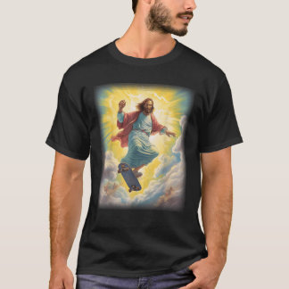 Camiseta Jesus Skateboarder Heaven Skateboard Christian Uni