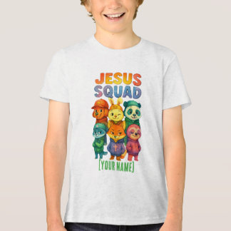 Camiseta Jesus Squad – Custom Cute Christian Animal Crew