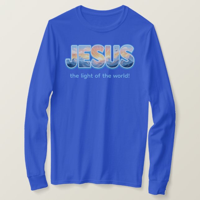 Camiseta Jesus Sunrise (Frente do Design)