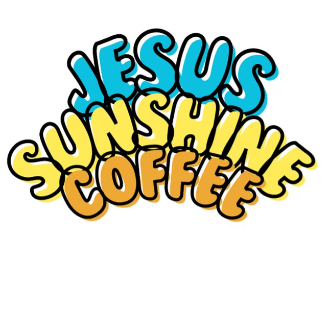 Camiseta Jesus Sunshine Café (Criador carregado)