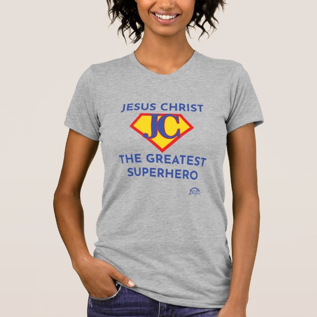 Camiseta Jesus Super-herói (Frente)
