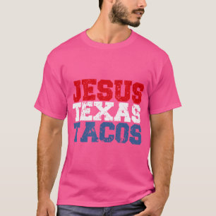 Camiseta Jesus Tacos Tacos Comida Encantada E Dizendo Crist