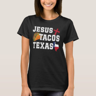Camiseta Jesus Tacos Texas Lone Star State Texan
