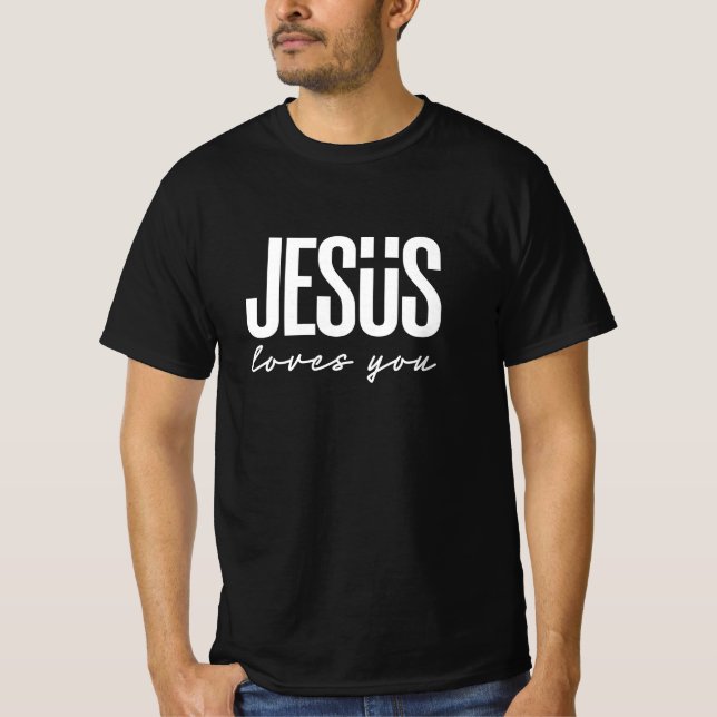 CAMISETA JESUS TE AMA (Frente)