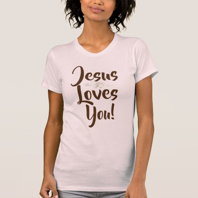 Camiseta Jesus te ama (Frente)