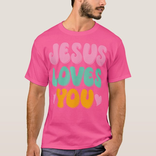 Camiseta Jesus te ama (Frente)