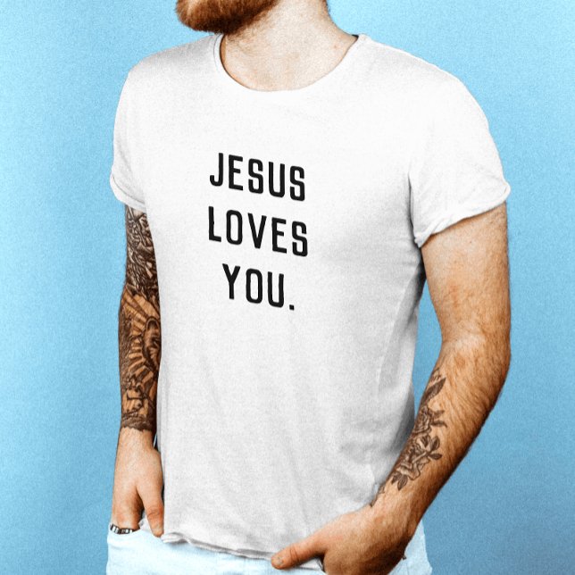 Camiseta Jesus te ama (Criador carregado)