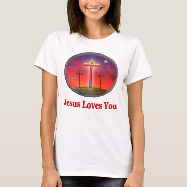 Camiseta jesus te ama (Frente)