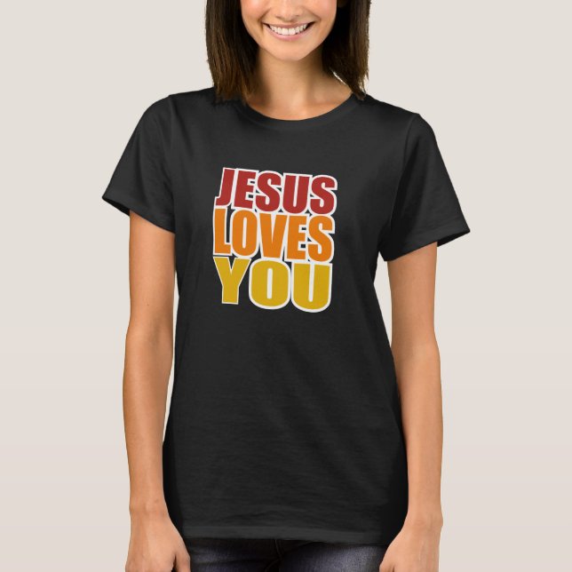 Camiseta Jesus te ama (Frente)