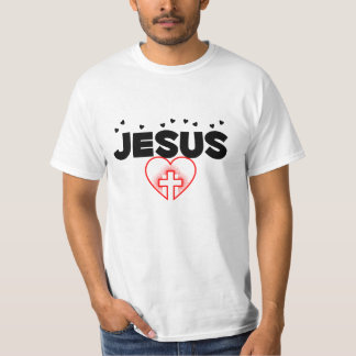 Camiseta Jesus te ama 100% de algodão