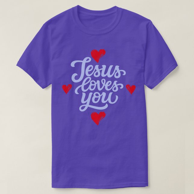 Camiseta Jesus Te Ama Cristo Cristo Deus (Frente do Design)
