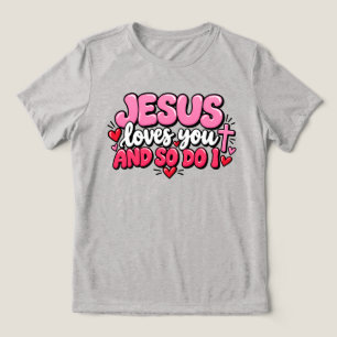 Camiseta Jesus te ama e eu também