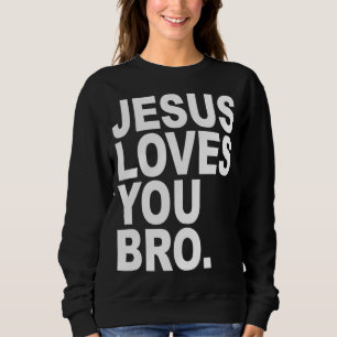Camiseta Jesus Te Ama Irmão Cristão Negra